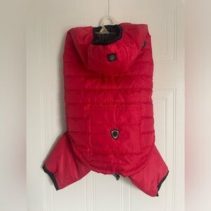 Silver Paw XL Dog Winter Coat with Pants + Hood Warm Puffer Jacket